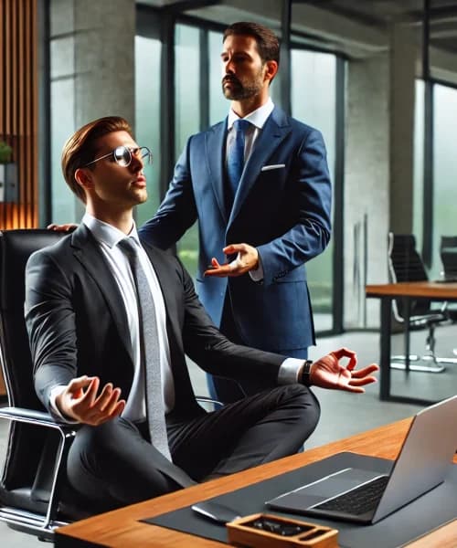 Yoga Butler Trainer At Office