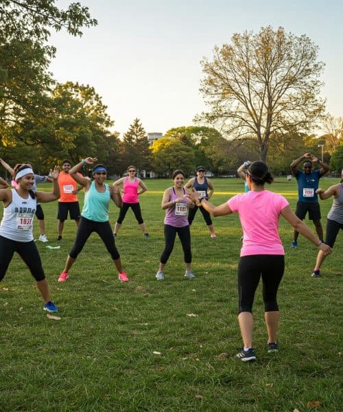 Residents participate in 5K community marathon event in Hyderabad