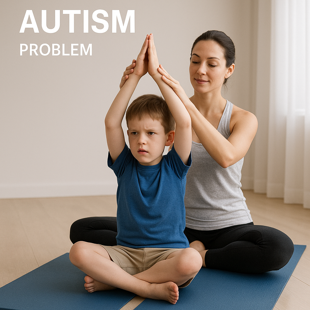 Young children practicing early age yoga with instructor in Banjara Hills